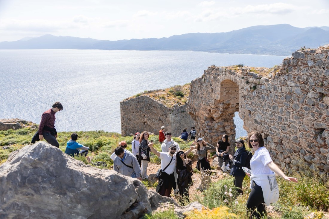 Reflection and developing business ideas at Monemvasia castle (photo 5 of 22)