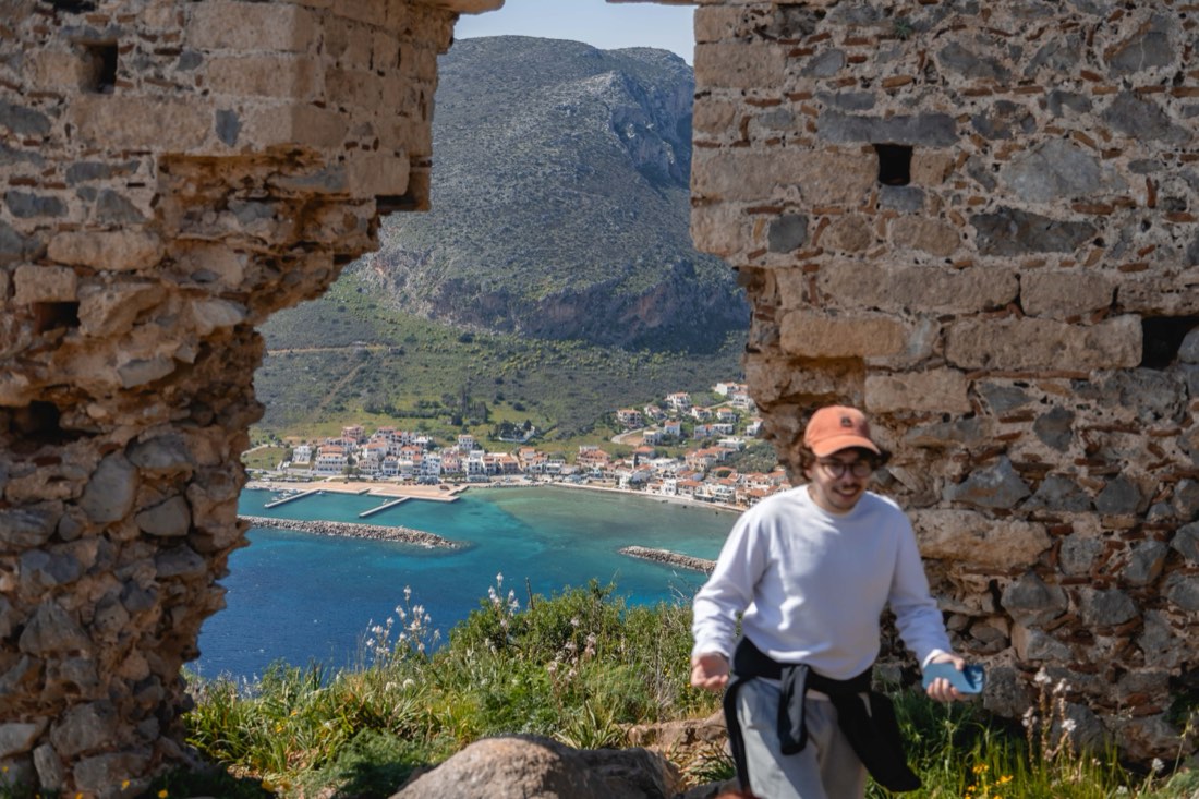 Reflection and developing business ideas at Monemvasia castle (photo 7 of 22)